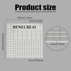 BENECREAT Acrylic Quilting Template Ruler, Tie Blanket Ruler Template, - Image 2