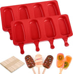WMKGG Popsicle Silicone Molds Set, Ice Pop, Cakesicles by Focusonthekitchensupplies