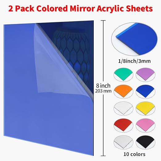 Mirror Acrylic Sheets 1/8 ” Thick - Image 2