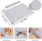 CRE8TIVE 12"x80" Cold White Wallpaper Velvet Drawer Liners - Image 8
