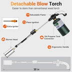 Sondiko Propane Torch Weed Burner, High Output Weed Torch Flamethrower - Image 5