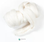 Extra Fine Merino 8oz White Wool roving Best Wool Fiber - Image 3