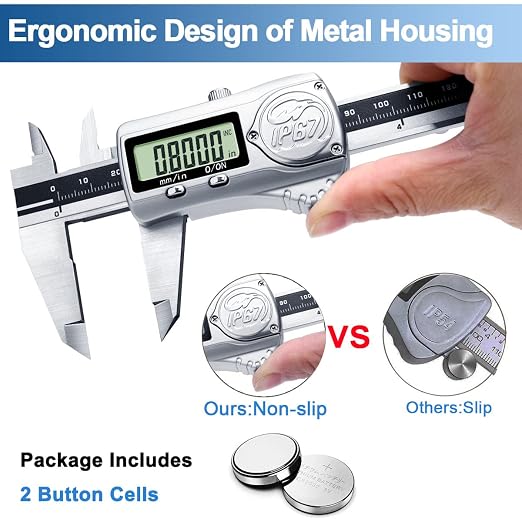 Kynup Caliper Measuring Tool IP67 Waterproof, Digital Caliper Outside Micrometer - Image 6