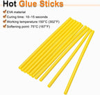 HARFINGTON 10pcs Hot Glue Sticks 0.28" Dia x 7.87" Long EVA Mini Hot Melt - Image 4