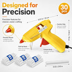 Mini Hot Glue Gun Kit with 30 Glue Sticks and Carrying Case, 15W Fast - Image 2