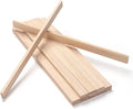 Wood Trim Wooden Strips Slats for Wall, Wooden Dowels Sticks for Crafts by Coowayze