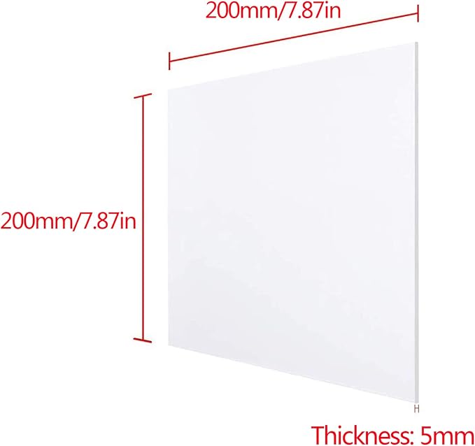 Acrylic Sheets Transparent Acrylic Sheet, Thickness 5 MM Acrylic Square Panel - Image 2