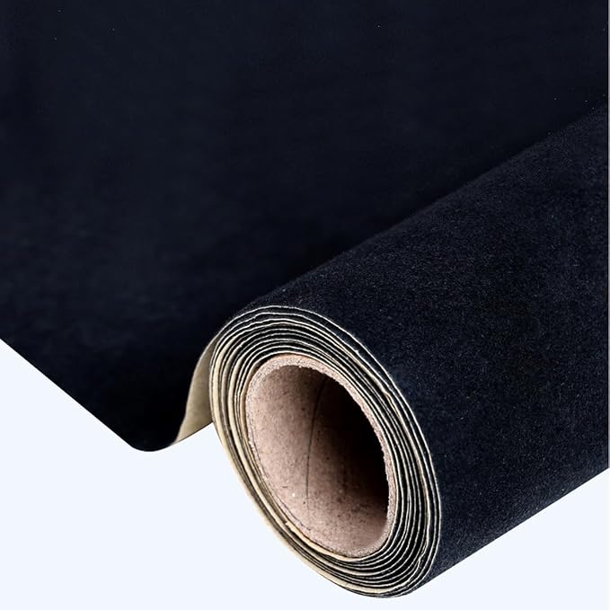 Self Adhesive Plush Velvet Fabric Sheets Velvet Flock Paper Roll Soft Flocking - Image 3