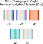 Cricut® Holographic Vinyl – Mythical Sampler - 12 in x 12 in - Image 2