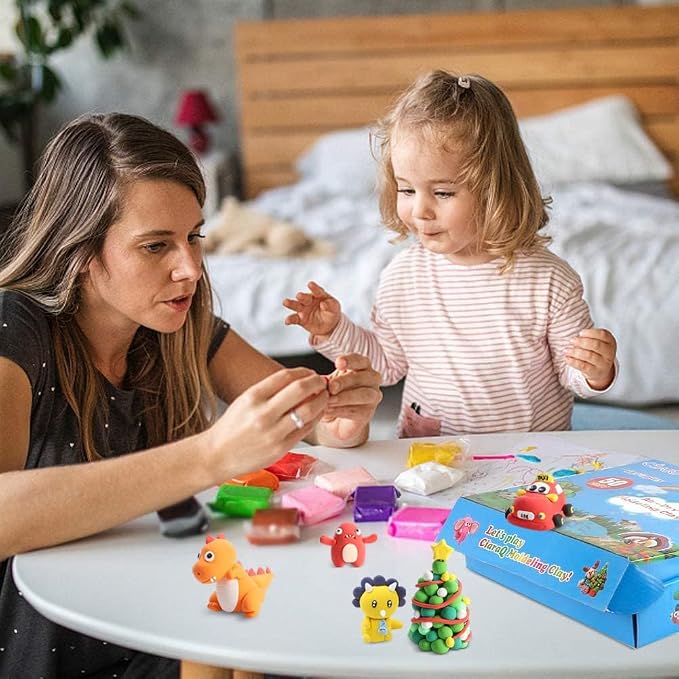 Air Dry Clay Kit for Kids – 50 Colors 15g Each, Non-Toxic Modeling Clay Set | - Image 4