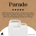 GORILLA GRIP BPA-Free Reversible Kitchen Cutting Board Set of 3, US Designed - Image 9