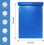 Lake Blue Heat Transfer Vinyl HTV Roll Matte PU 12" x 20 ft. | Easy to Cut - Image 2