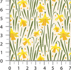 Patchwork Fabric Panel 100x155 cm, 100% Cotton Satin, 6 Coordinated Floral & - Image 6