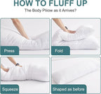 DOWNCOOL Large Body Pillow Insert- Breathable Full Body Pillow - Image 4