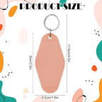 LOTMER 20/30/40/80 PCS Hotel Keychain Blank - Image 2
