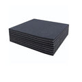 Rubber Adhesive Pads 8 Pcs 4"x4"x1/8" by TYESMER