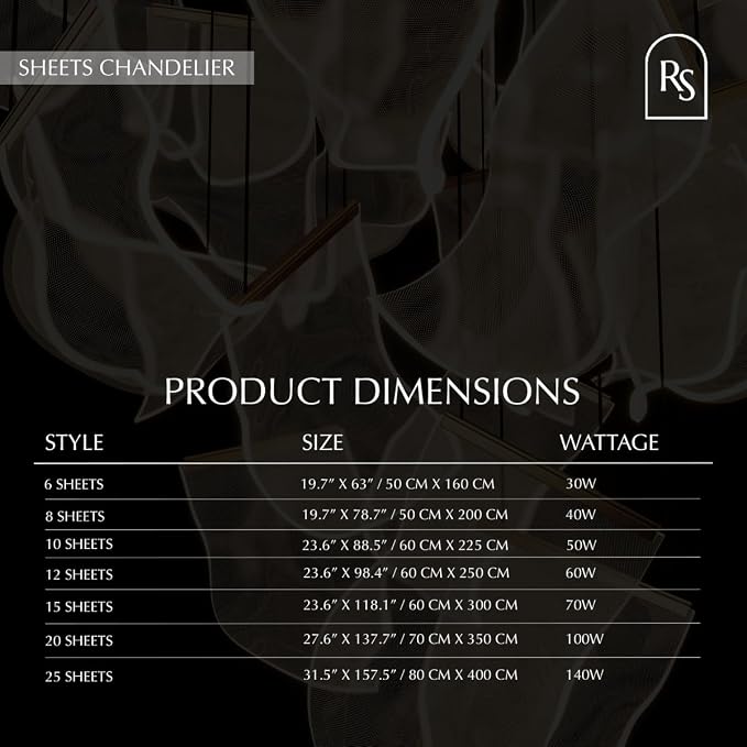 Residence Supply Acrylic Sheets Chandelier - Image 7