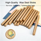 Wax Seal Stick, 15 Pieces Glue Gun Wax Seal Sticks - Image 2