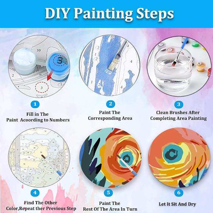 Artunion Framed Paint by Numbers Kit - Image 6