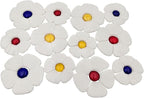 Esweny 12 Flower Stained Glass Mosaic Tiles - Image 6