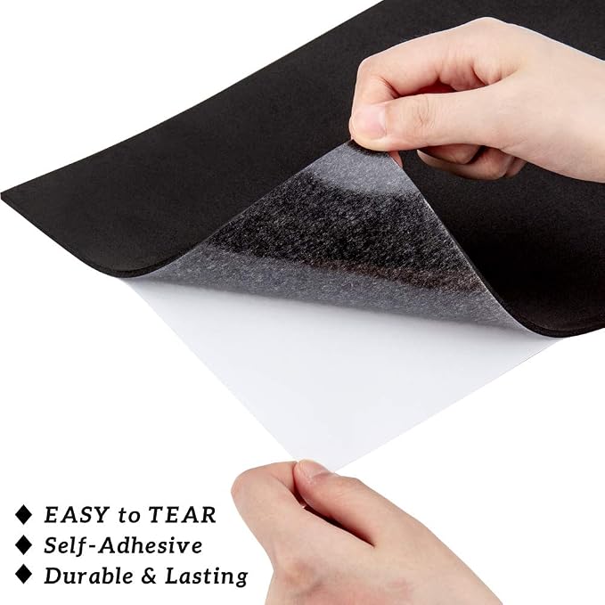 BENECREAT 10PCS 3mm Thick Self-Adhesive Foam Sheet 8.3x11.8" Insulation Foam - Image 4