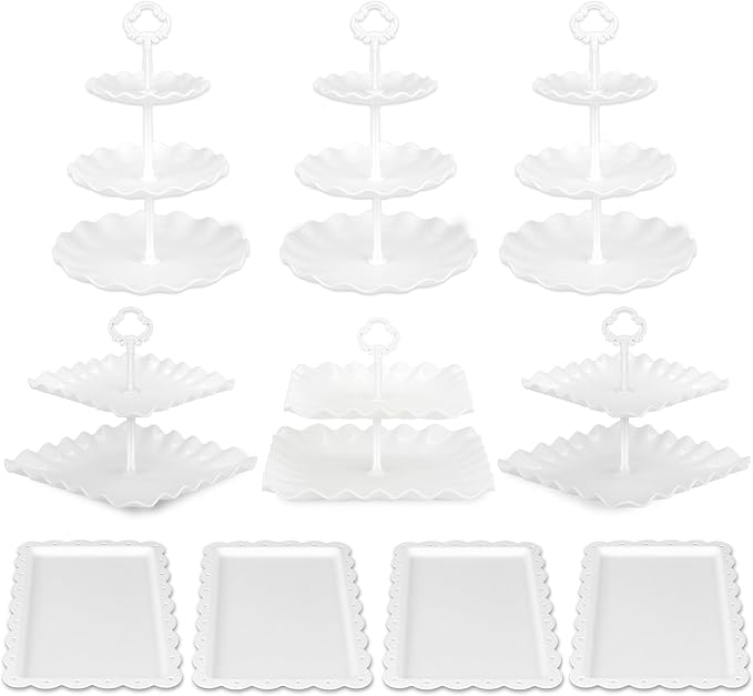 Pack of 11 NWK Cake Stand Set, - Image 6