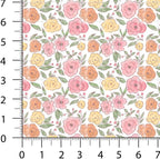 Patchwork Fabric Panel 100x155 cm, 100% Cotton Satin, 6 Coordinated Floral - Image 9