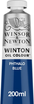 Winsor & Newton Winton Oil Color, 200ml Tube, Phthalo Blue by WinsorNewton