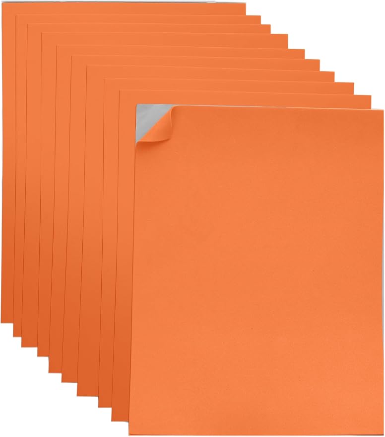 Adhesive Orange EVA Foam Sheets by Ader+Products