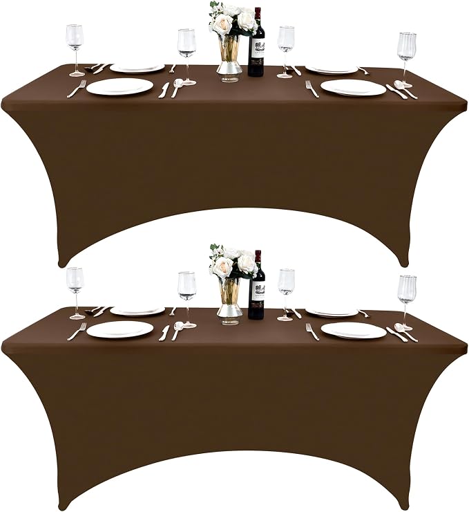 2-Pack 8ft Spandex Table Covers by Unknown