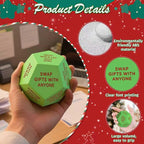 Santa Swap Gift Exchange Dice, 3 * 3in Exchange Gifts Family Game, Christmas - Image 3