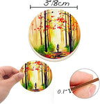 100 Pcs 3 Inch Wooden Circles, Unfinished Wood Circles Blank Round Disc Cutouts - Image 2