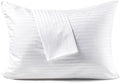 FAUNNA 600TC 100% Cotton Pillow Protectors, Body Size, 2 Pack, Oeko-TEX by FAUNNA