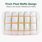 YOUR MOON Fluffy Support Bed Pillow King Size, Super Soft Premium - Image 6