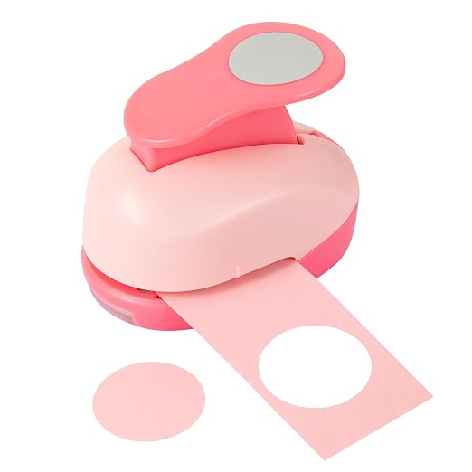 QIQQIKIN Circle Paper Punch, 1 Inch, Hole Puncher, Craft Tool by QIQQIKIN