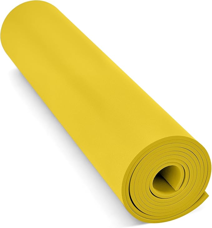 Do²ping Yellow Eva Foam Sheets Roll, 3mm EVA Craft Foam 49''x13.5'' High by Do%C2%B2ping