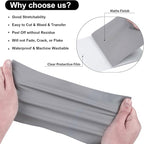 VINYL FROG Grey Heat Transfer Vinyl Roll 12" x5ft Matte HTV Vinyl | Grey Iron - Image 2