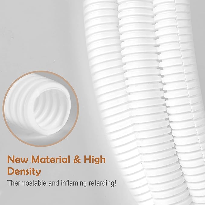 ZhiYo 20FT 1/4” Wire Loom Split Tubing Auto Wire Conduit Flexible Cover | High - Image 4
