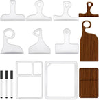 8PCS Acrylic Router Templates for Woodworking, 6 Clear Charcuterie Board by Unknown