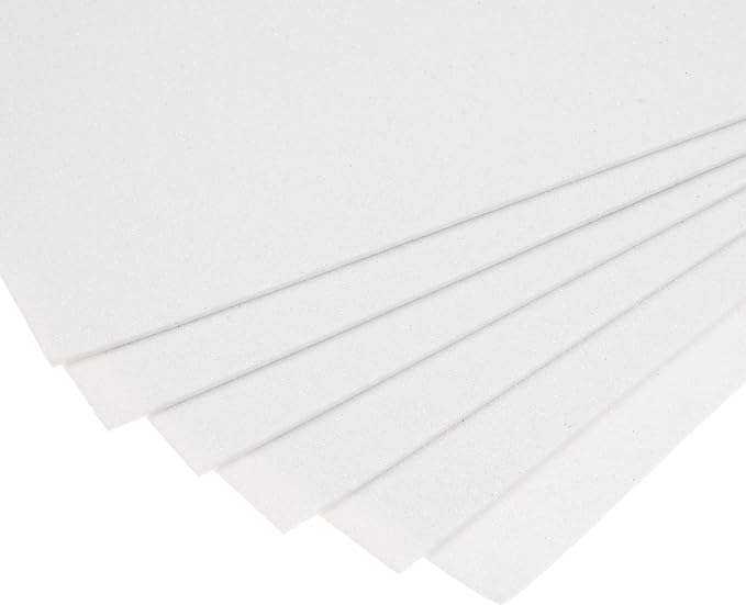 uxcell White Shiny EVA Foam Sheets 11 x 8 Inch 2mm Thick - Image 5