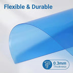 A4 Colored PVC Sheets 18-Pack, 0.3mm Flexible Transparency Film - Image 5