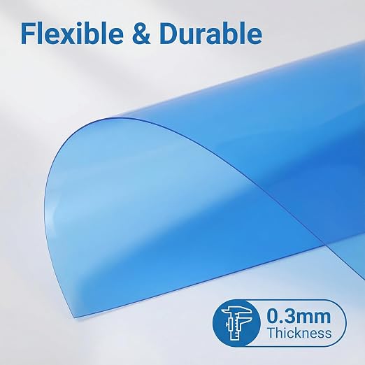 A4 Colored PVC Sheets 18-Pack, 0.3mm Flexible Transparency Film - Image 5