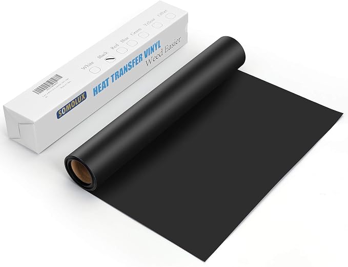 SOMOLUX HTV Matte Black Iron on Vinyl Compatible - Image 6