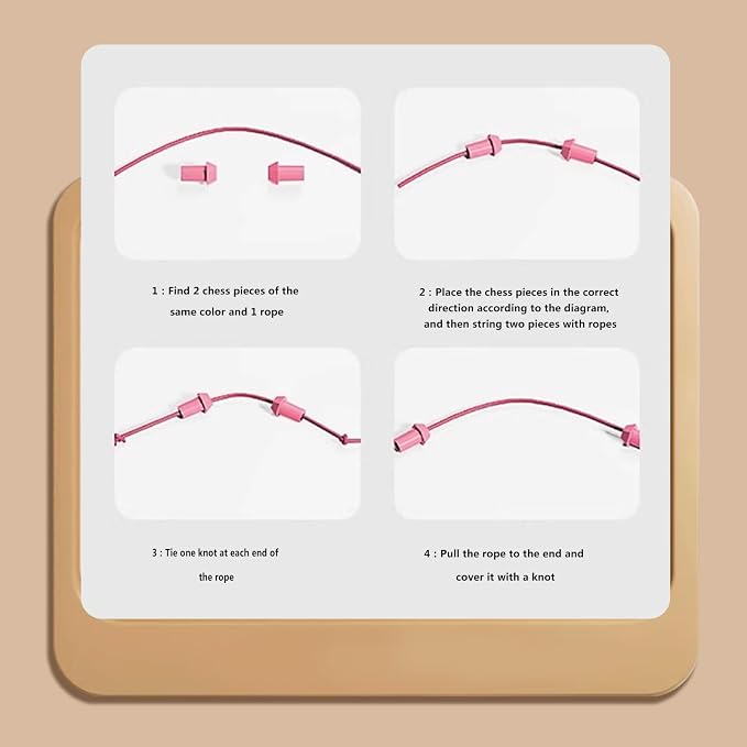 lartoys Rope Untangling Puzzle Game, Mini Travel Size Educational Strategy - Image 6