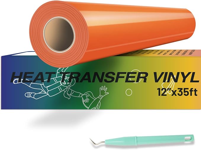 HTVRONT HTV Vinyl Rolls Heat Transfer Vinyl by HTVRONT