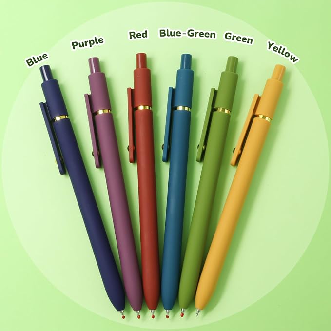 UIXJODO Gel Pens, 0.5mm Fine Point Smooth Writing Pens, High-End Series - Image 8