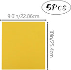 Savita 5Pcs 10x9 Inch 3mm Thick Felt Sheets, Stiff Felt Hard Craft Fabric - Image 2