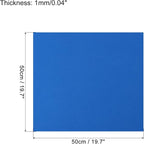 MECCANIXITY EVA Foam Sheets Sky Blue 19.7 Inch x 19.7 Inch 1mm Thick Crafts - Image 2