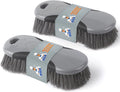 MR.SIGA Multi-Purpose Heavy Duty Scrub Brush - Pack of 2