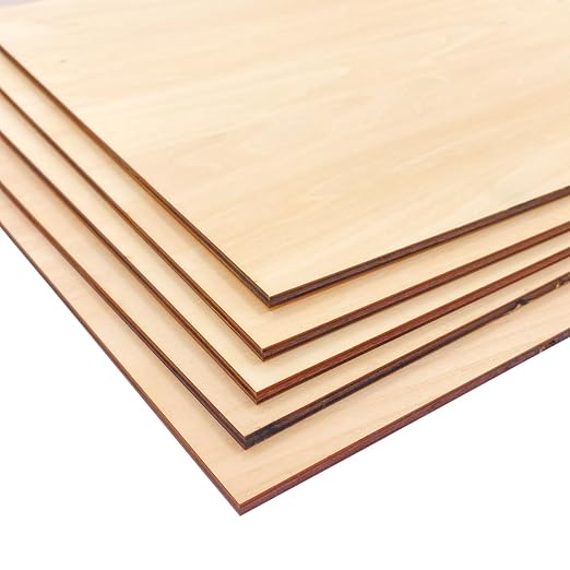 5 Pack Unfinished Basswood Sheet 12x16x3/16 Inch Thick Plywood Board Wooden - Image 3